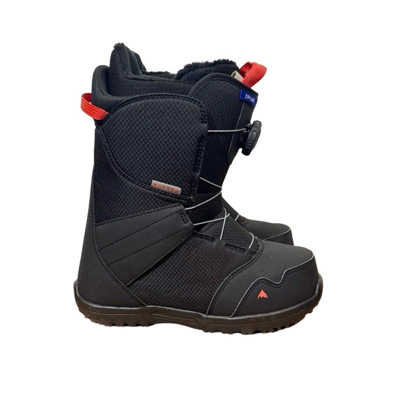 Burton ZipLine Boa Snowboard Boots Black Unisex Sz:7K Worn Once - Picture 1 of 12